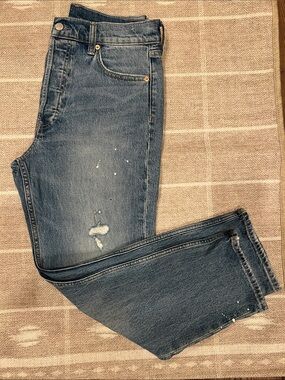 GAP Women's Straight Leg Jeans — Blue